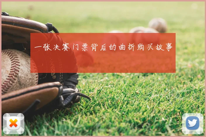 一张决赛门票背后的曲折购买故事