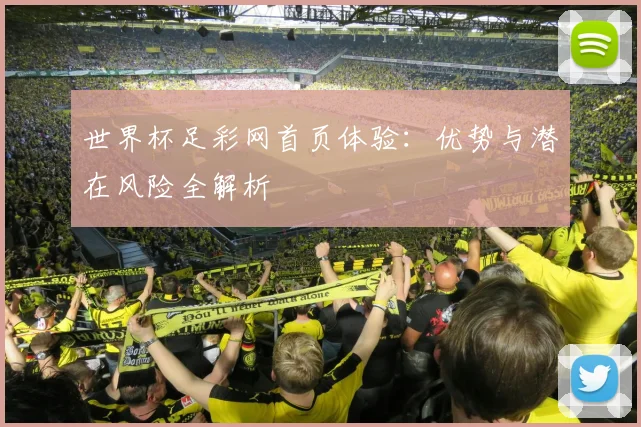 世界杯足彩网首页体验:优势与潜在风险全解析